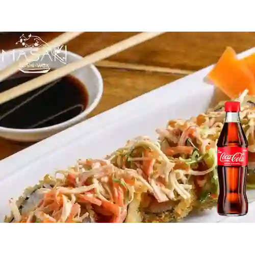 Combo Tiger Roll Tempurizado +Cocacola Orig 300ML