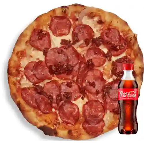 Combo Pizza Rústica Italiana +Cocacola Orig 400ml