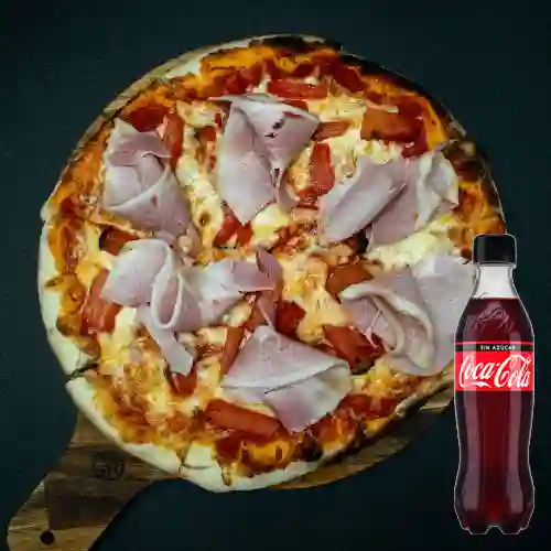 Combo Pizza Cala Pira + Coca-Cola Sin Azúcar 500 ml