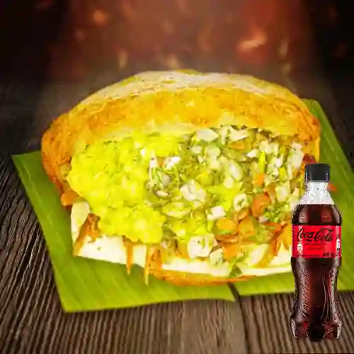 Combo Guacamole&Pico de Gallo +Cocacola S/az 400ml