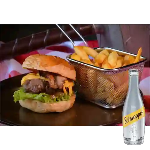 Combo Mini Burger + Schweppes Soda 300ml