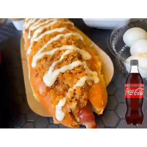Combo Choriperro + Coca-Cola Sabor Ligero 400 ml