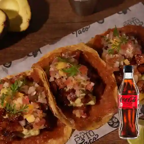 Combo Tocino Glaseado + Coca-Cola Sin Azúcar 300ml
