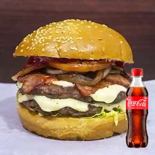 Combo Hamburguesa Home Super +Cocacola Orig 400ml