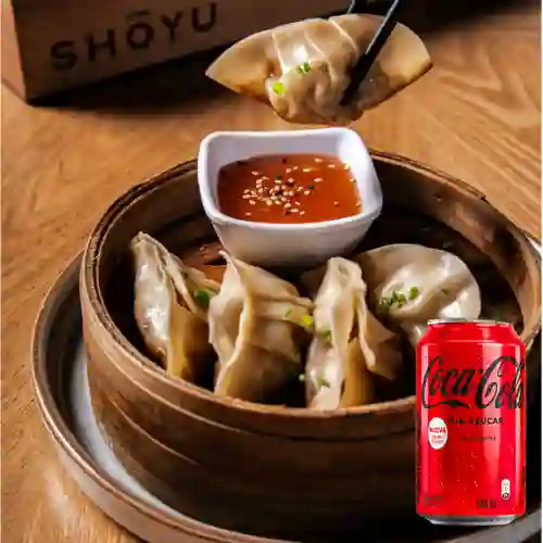 Combo Gyosas de Cerdo + Coca Cola Sin Azúcar 330ML