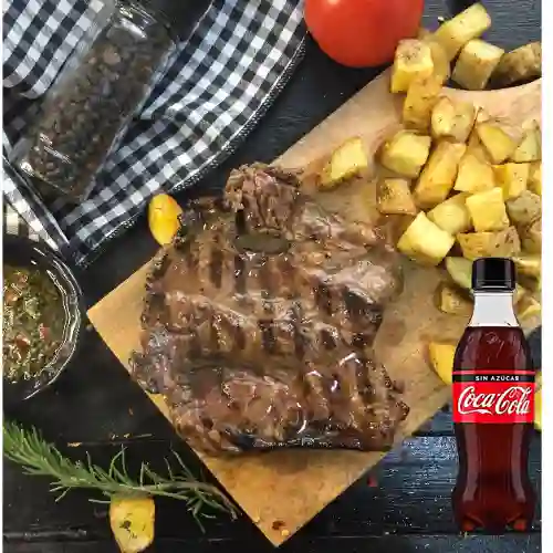 Churrasco 250Gr (Churrasking) + cocacola Zero 250ml