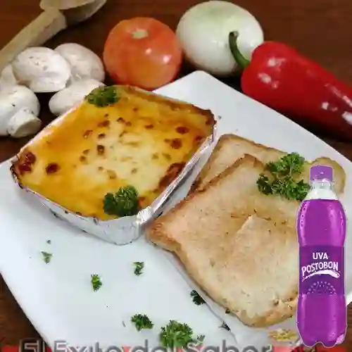 Combo Lasagna Junior + Postobon Uva 400 ml