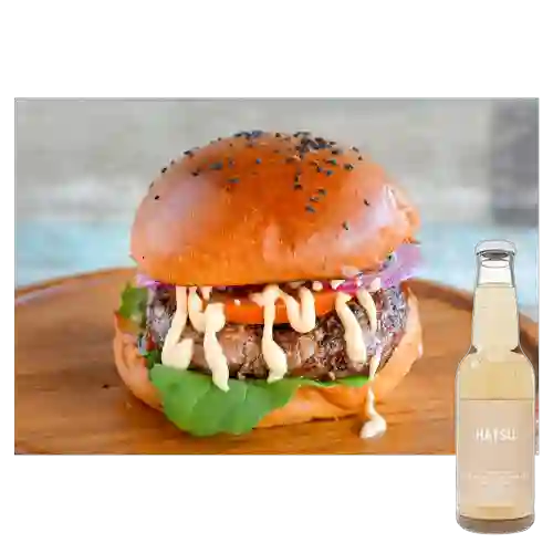 Hamburguesa 100% Res +Hatsu Uva Blanca&Romero 300ml