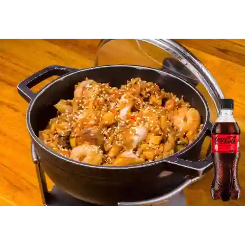 Combo Chaufa Trilogía + Coca Cola Sin Azúcar 400 ml