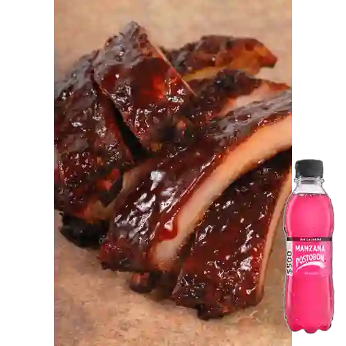 Combo de Costillas X 480 gr + Papas + Manzana 400Cm