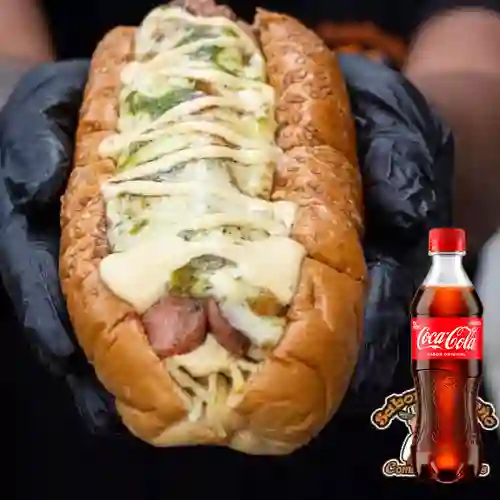 Combo Perro Caliente Sencillo +Cocacola Orig 400ml