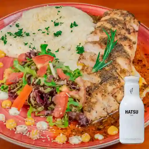 Combo Pollo Al Grill + Te Hatsu