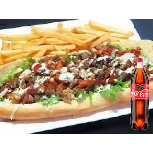 Combo Pepito Mixto Full 40cm +Cocacola Orig 1.5l