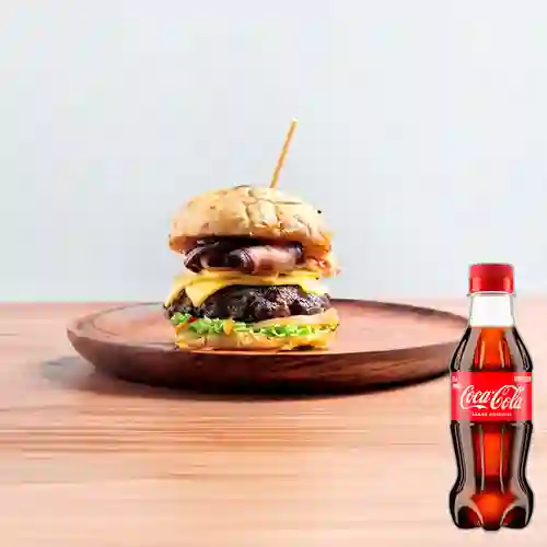 Combo Hamburguesa Big Bacon + Coca Cola Original 250ML