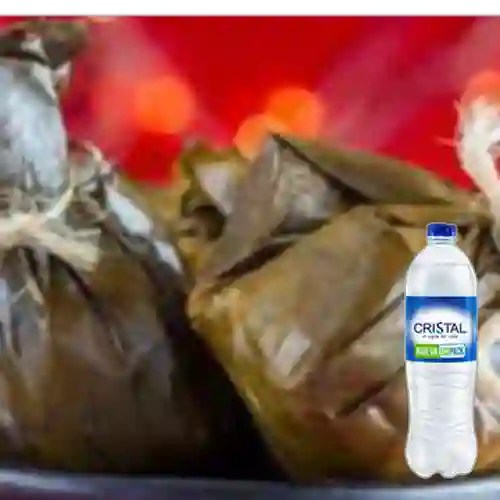 Combo Tamal Especial + Agua Cristal 600 ml