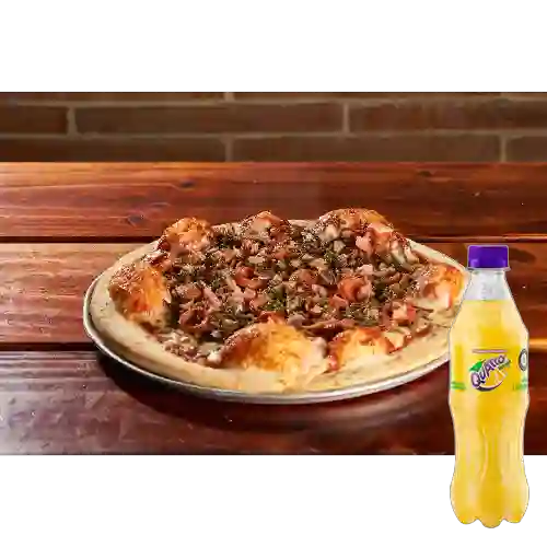 Combo pizza gaucha + quatro orig 400ml