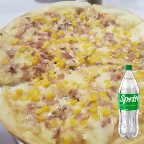 Combo Pizza Tocineta y Maiz + Sprite Original 1.5Lt