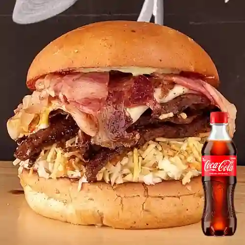 Combo Hamburguesa Brother + Coca Cola Original 400 ml