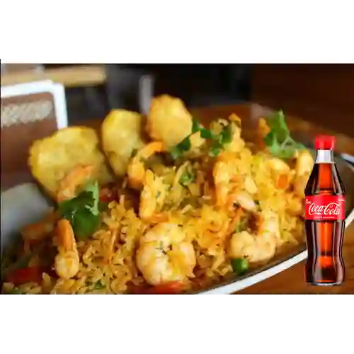 Combo Arroz de Camarón + Coca-cola Original 300 ml