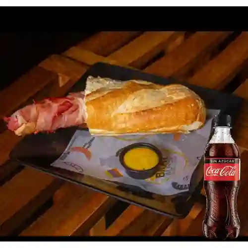 Combo Salchicha la Berner + Coca-Cola Zero 400ml