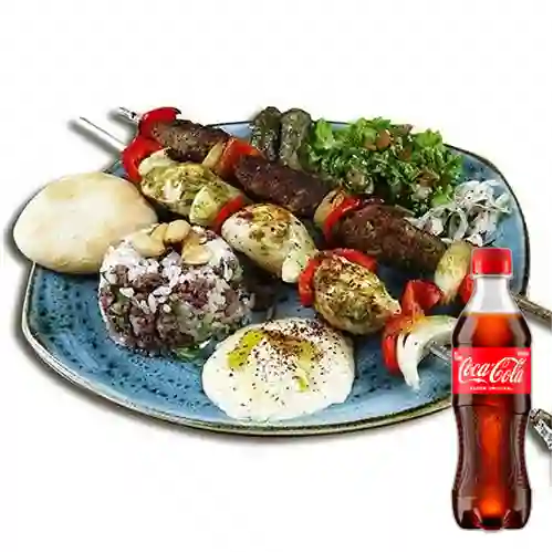 Combo Plato Shish + Coca Cola Original 400 ml