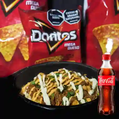 Combo Doriloco Personal con Carne + Coca Cola