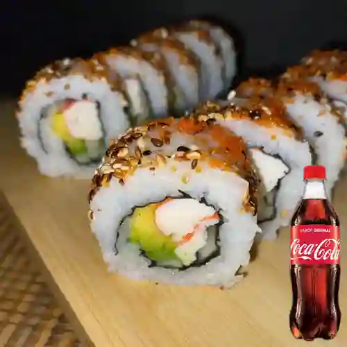 Combo California Roll + Coca Cola Original 500 ml