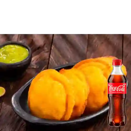 Combo Arepa Rellena de Carne +Cocacola Orig 400ml