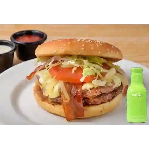 Combo Hamburguesa Especial + Hatsu Verde 250 ml