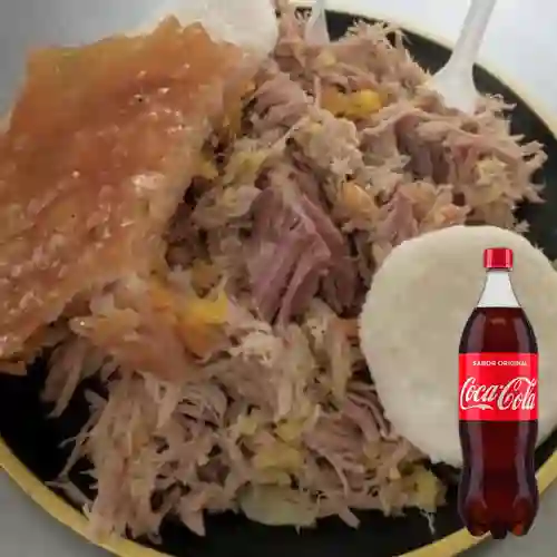 Combo Lechona + Cocacola 1.5 Lts