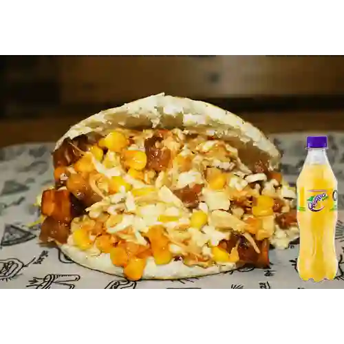 Combo Arepa Maicitos Gratinados +Quatro Orig 400ML