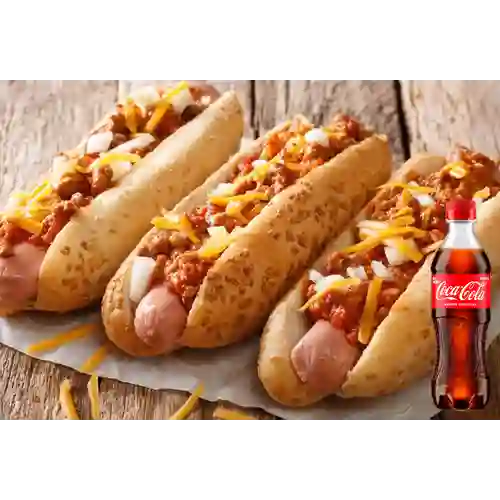 Combo Hot Dog Sencillo + Coca Cola Original 400 ml