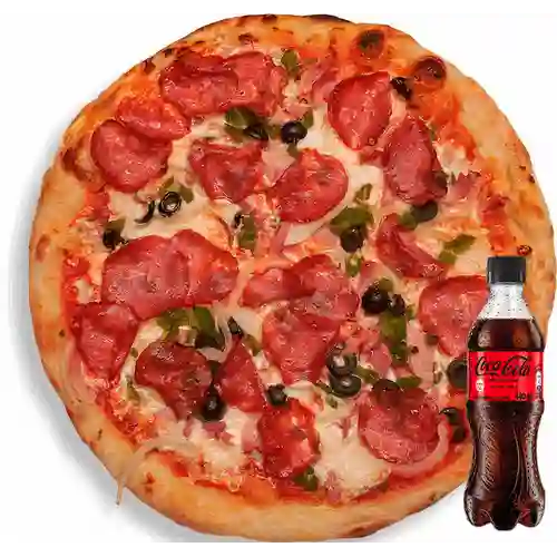 Combo Pizza The Meeting Point +Cocacola S/az 400ml
