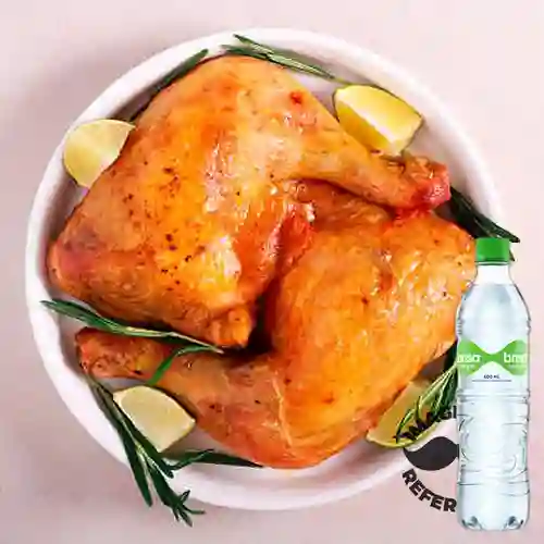 Combo 1/4 de Pollo Asado + Brisa Con Gas 600ML