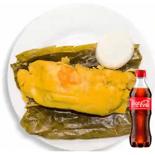 Combo Tamal Antioqueño + Coca Cola Original 400 ml