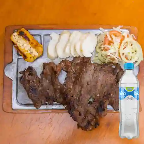 Combo Churrasco + Brisa Sin Gas 600ML