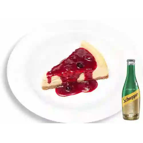 Combo Cheesecake + Schweppes Ginger Ale 300ML