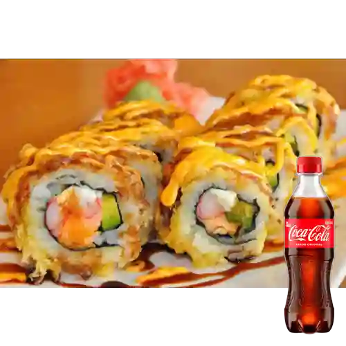 Combo Crazi Roll + Coca-cola Original 400Ml
