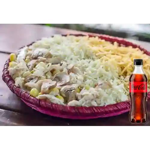 Mazorcada de Pollo&Champiñón +Cocacola ZERO 400ml