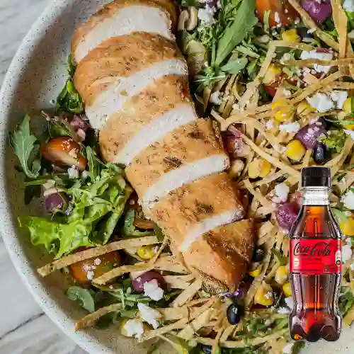 Combo Ensalada Oaxaca + Coca Cola Sin Azúcar 250ML