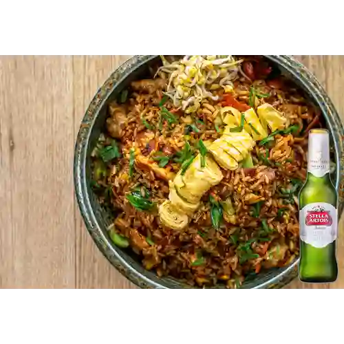 Combo Sr Choo Arroz Frito Estilo Imperial + Stella Artois 330ml