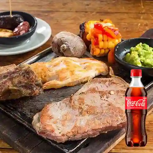 Combo Plato Tres Carnes + Coca Cola Original 400 ml