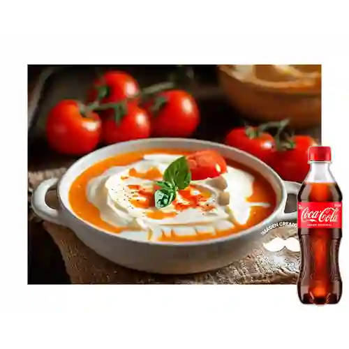 Combo Sopa Pomodoro + Coca Cola Original 400 ml