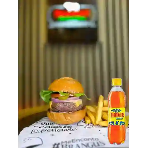 Combo Hamburguesa New York + Colombiana 400 ml