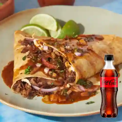 Combo Quesabirria + Coca-Cola ZERO 400ml