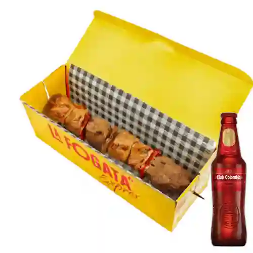 Combo Chuzo Mixto + Club col. Roja Bot. 330ml