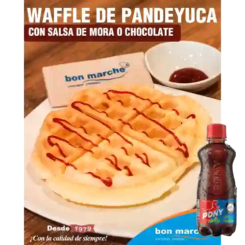Combo Waffle de Pandeyuca + Pony Malta 200Ml