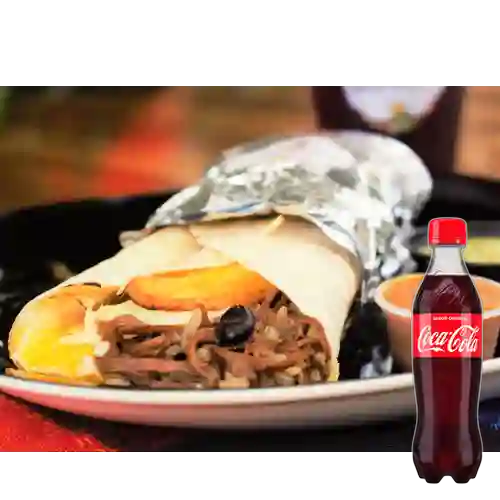 Combo Burrito Calentao +Cocacola Orig 400ml