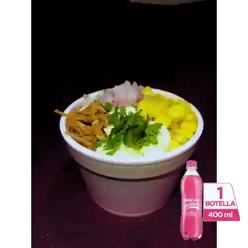 Combo Esquite de la Casa 8Onz +Postobón Manzana 400ml