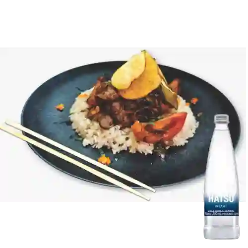 Combo Saltado Peruano + Hatsu Water 300ml
